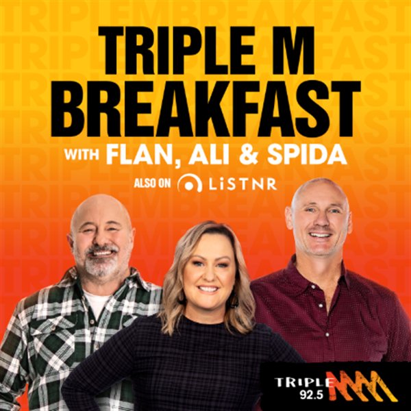 Triple M Breakfast with Flan, Ali and Spida, 92.5 Gold Coast
